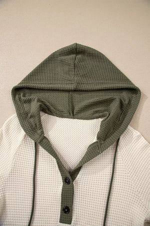 classic pullover hoodie in White with hooded