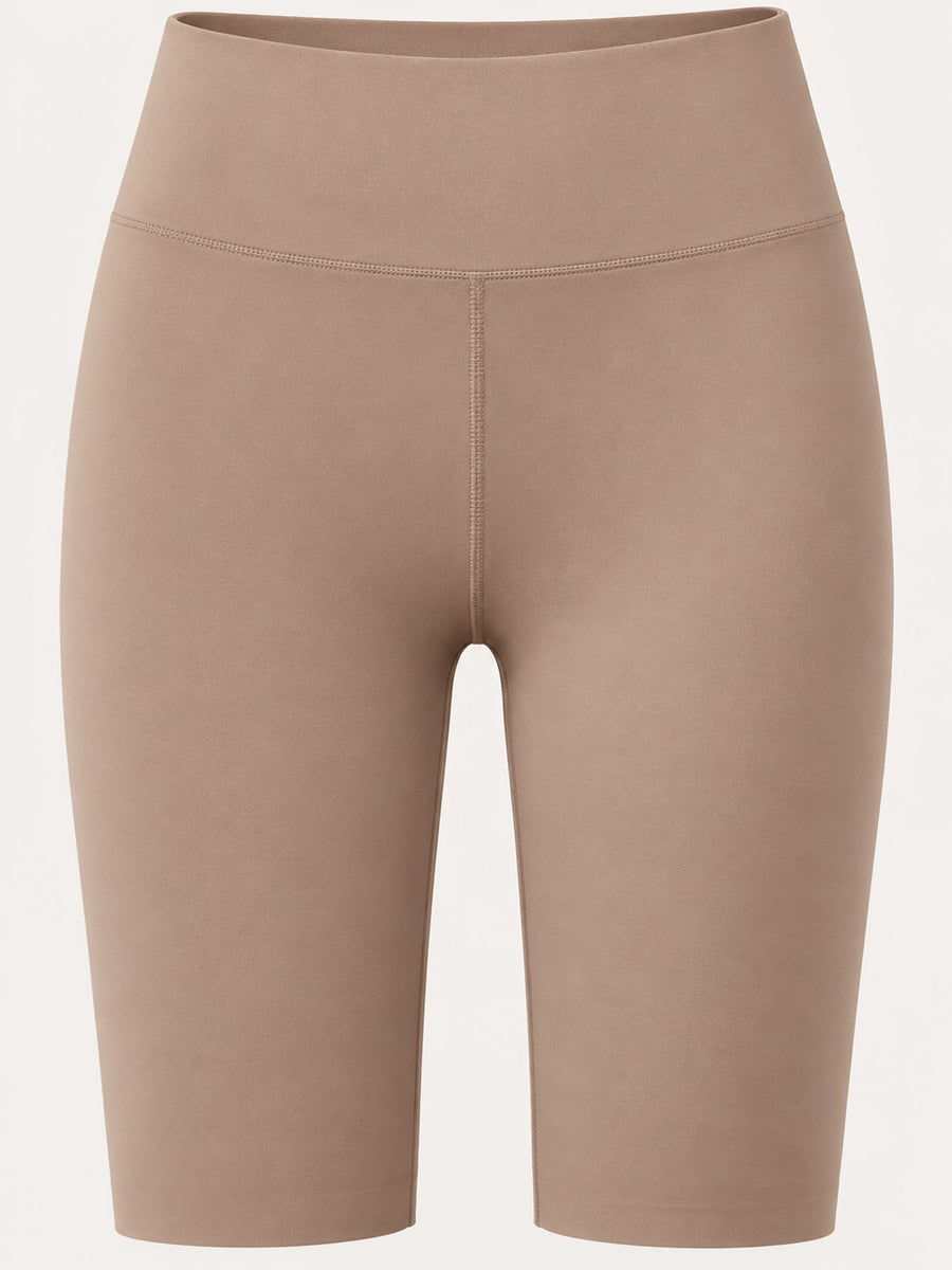bike shorts in Gray with high-waisted and bermuda