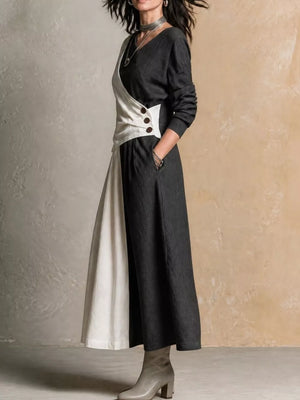 100% polyester Care instructions: Machine wash cold blouse and maxi skirt set in White with A-line silhouette