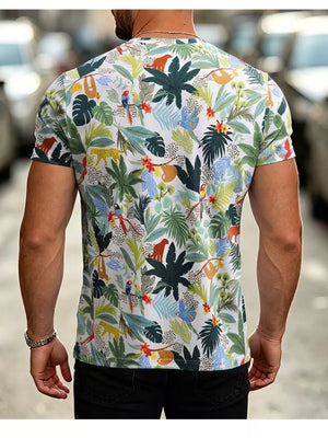 Navy t-shirt with hip-length and pullover