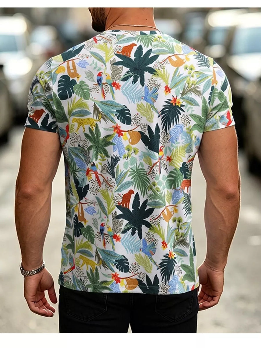 Navy t-shirt with hip-length and pullover
