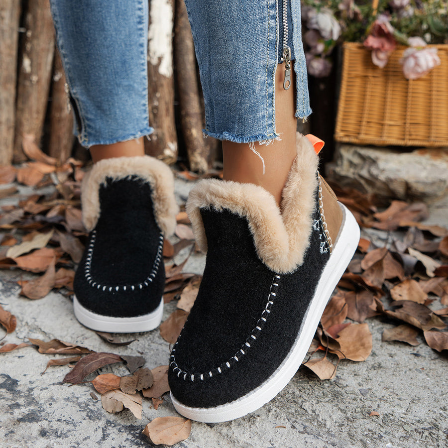 ankle boots in dark brown