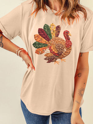 62% polyester, 32% cotton, 6% elastane Care instructions: Machine wash cold t-shirt in light beige with regular silhouette