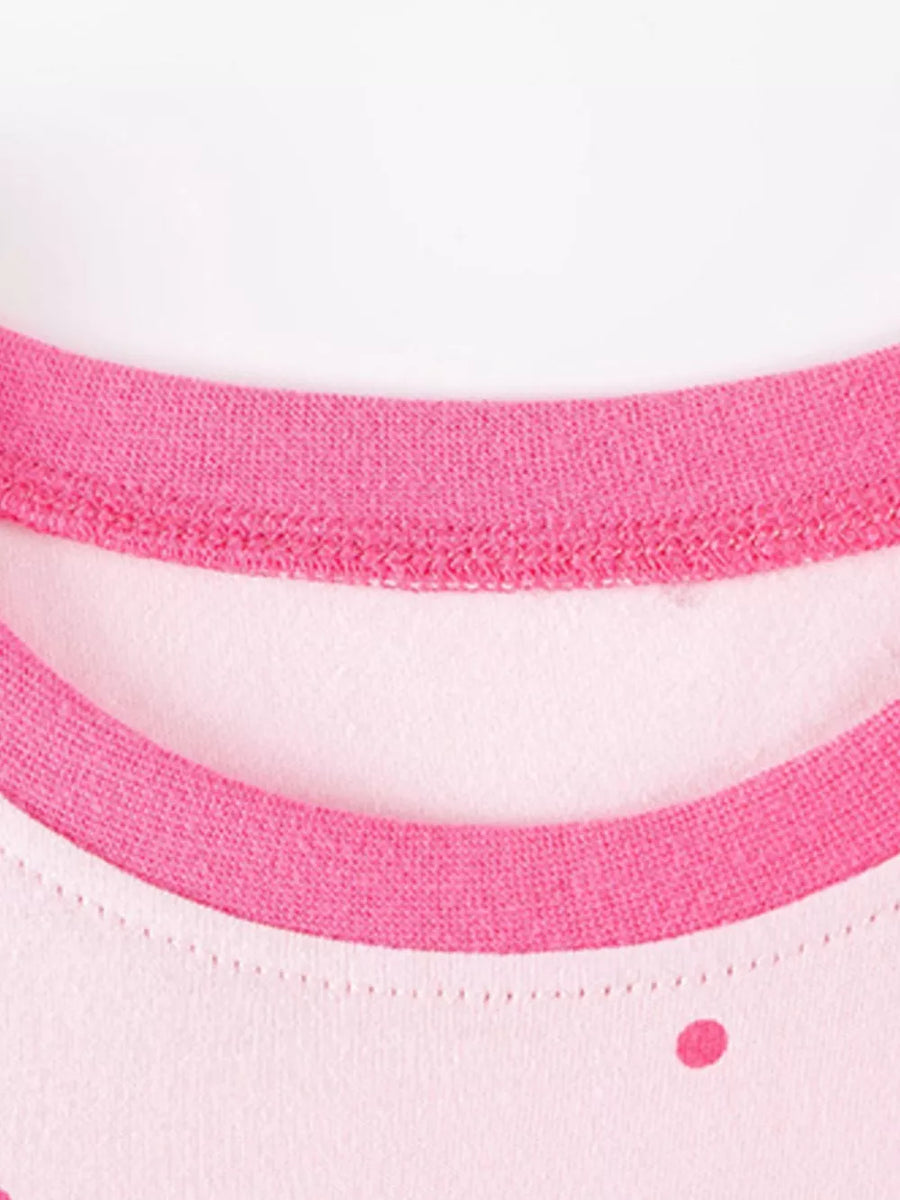 95% cotton, 5% polyester Care instructions: Machine wash cold t-shirt dress in Blush Pink with A-line silhouette