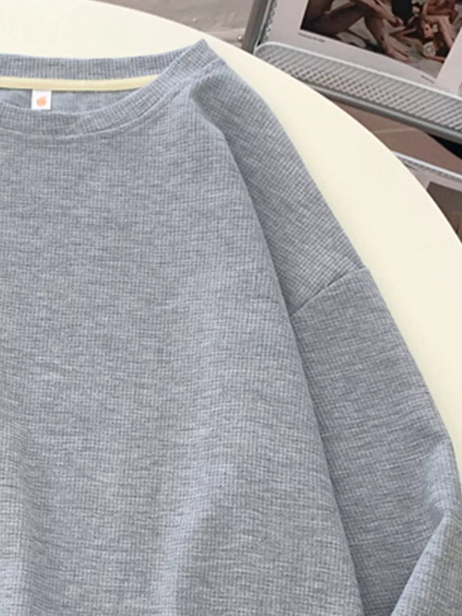 Crew Neck Long Sleeve Sweatshirt, view 11