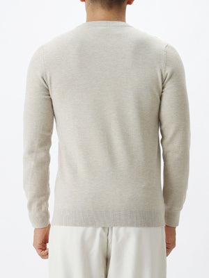 classic crewneck sweater in Dark Gray with crew neck
