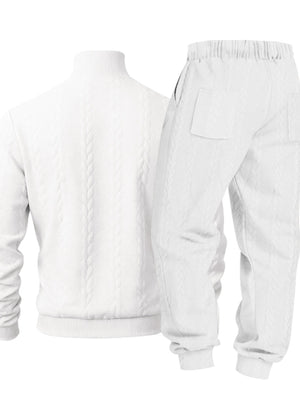 Light Gray lounge set with two-piece and long sleeve