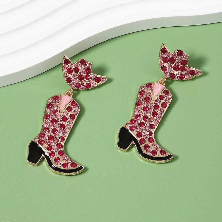 18K Gold-Plated, Resin, Zinc alloy, Rhinestone Care instructions: Avoid wearing Earrings in royal blue with straight