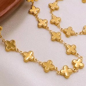 18K Gold-Plated,Alloy Care instructions: Avoid wearing during exercise, as sweat necklace in gold with N/A silhouette