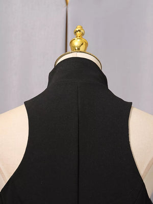 Zip Up Sleeveless Mini Dress option 10