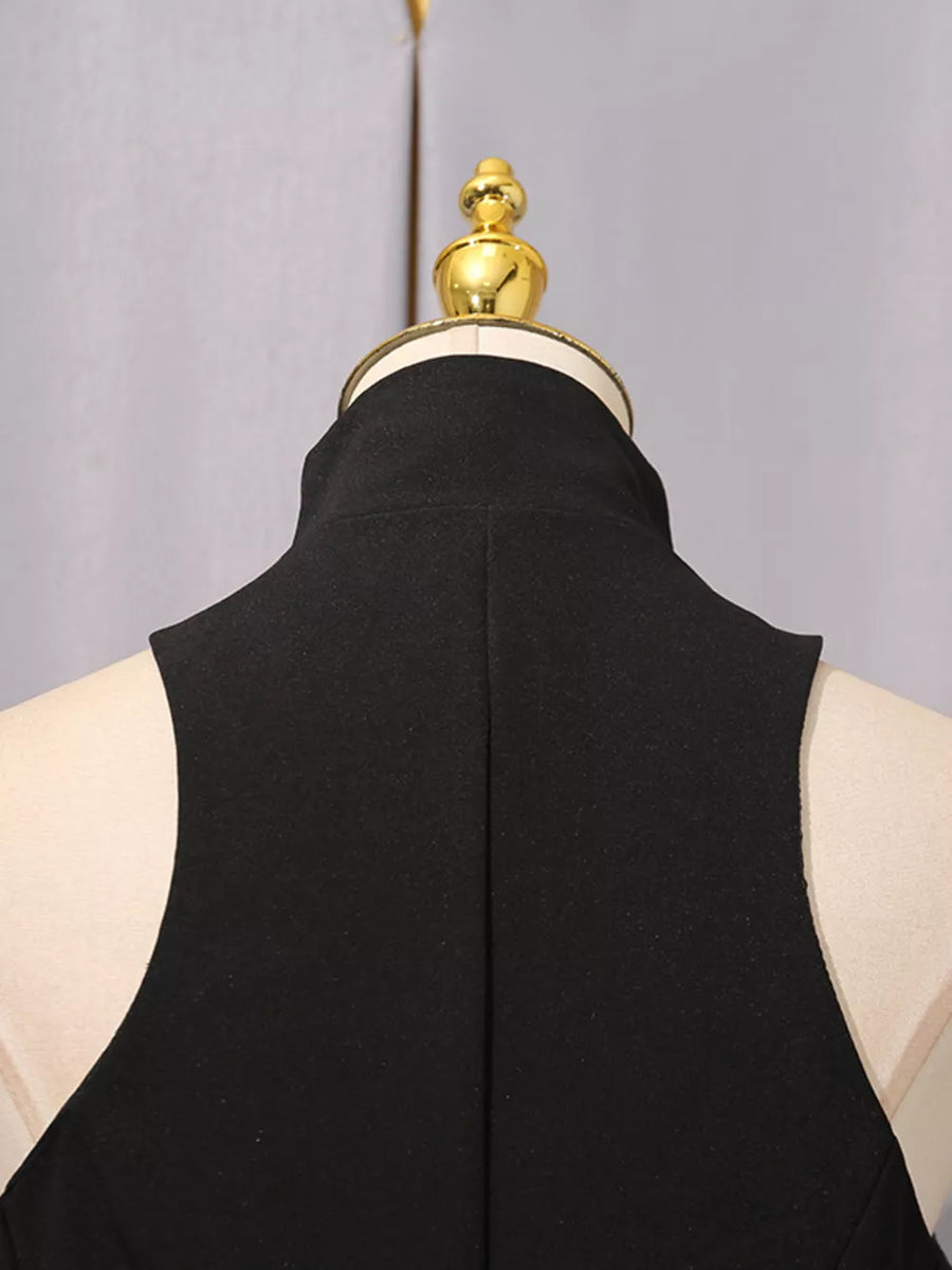 Zip Up Sleeveless Mini Dress option 10
