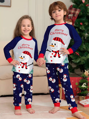 pajama set featuring snowman print in light gray with 95% polyester, 5% spandex Care instructions: Machine wash cold texture
