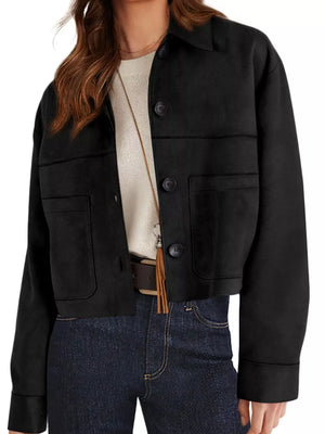 100% polyester Care instructions: Machine wash cold jacket in Army Green with relaxed silhouette