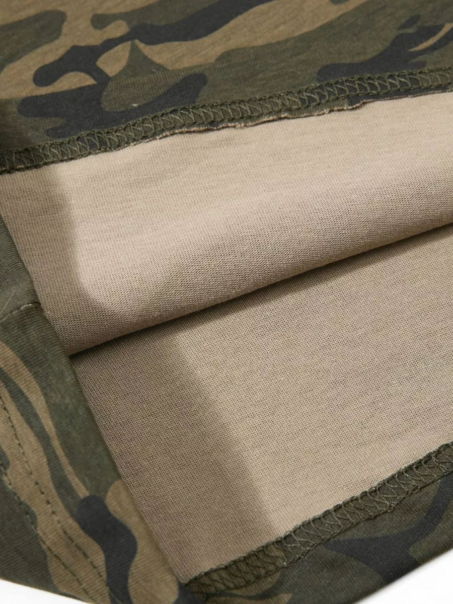 Men's Camouflage Print Short Sleeve T-shirt option 4