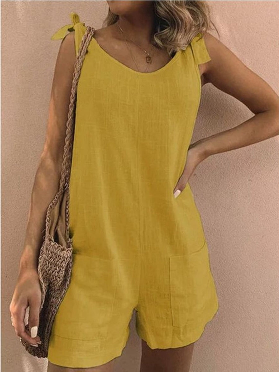 off-white romper with mini and pullover