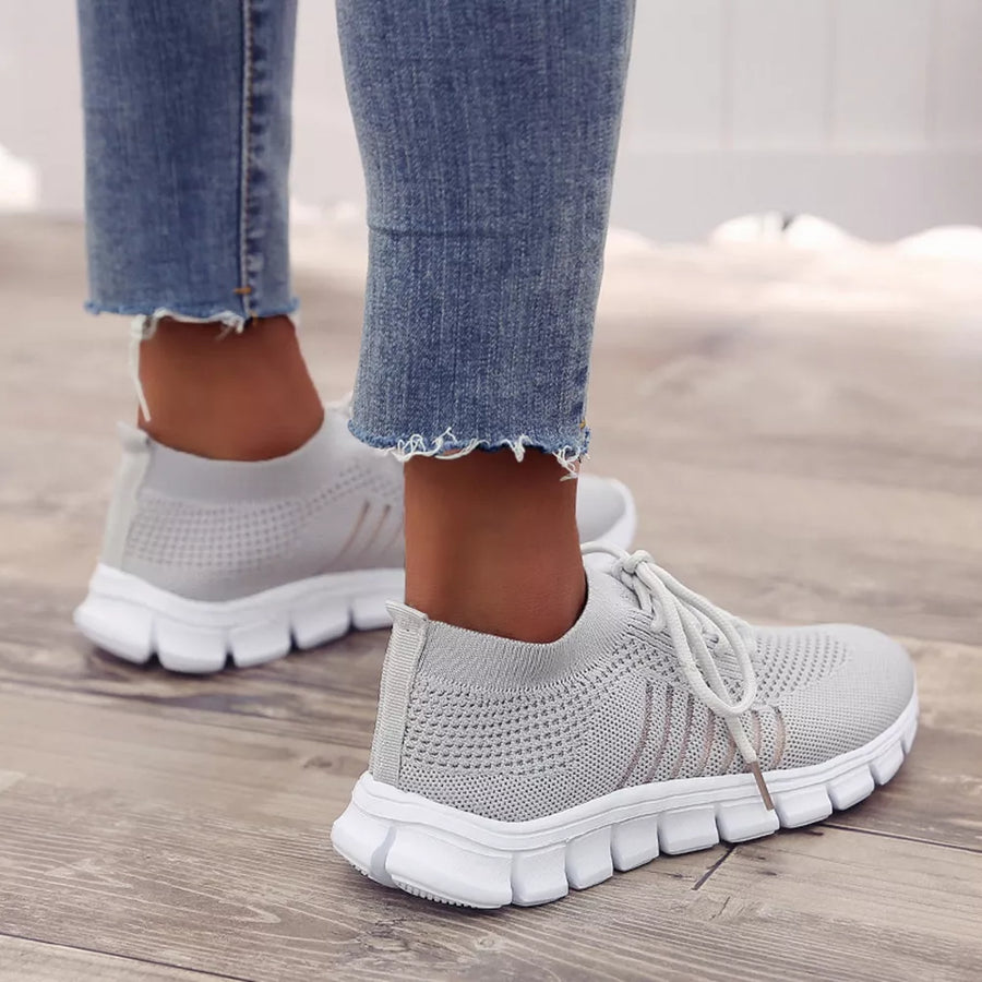 athleisure athletic shoes in white with not applicable