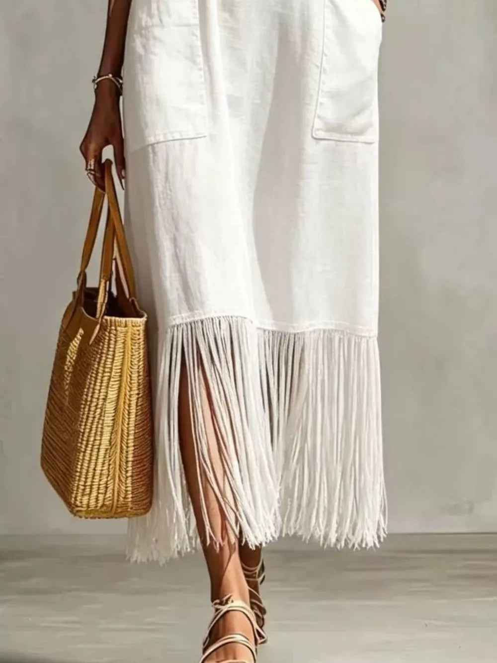 100% polyester Care instructions: Machine wash cold maxi dress in Yellow with loose silhouette