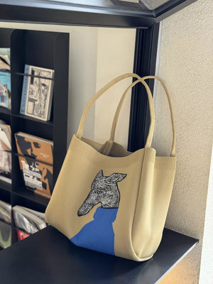 Dog Knit Shoulder Bag option 10