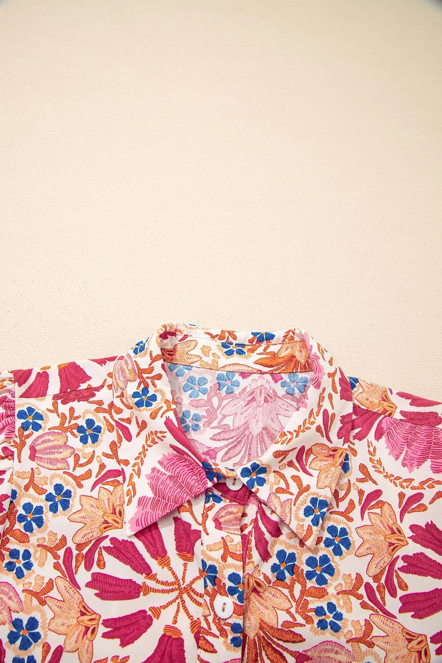 Fall Flower Print Long Sleeve Mini Dress option 10
