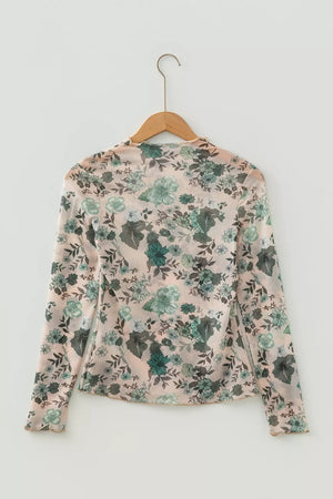 white blouse with hip-length and pullover