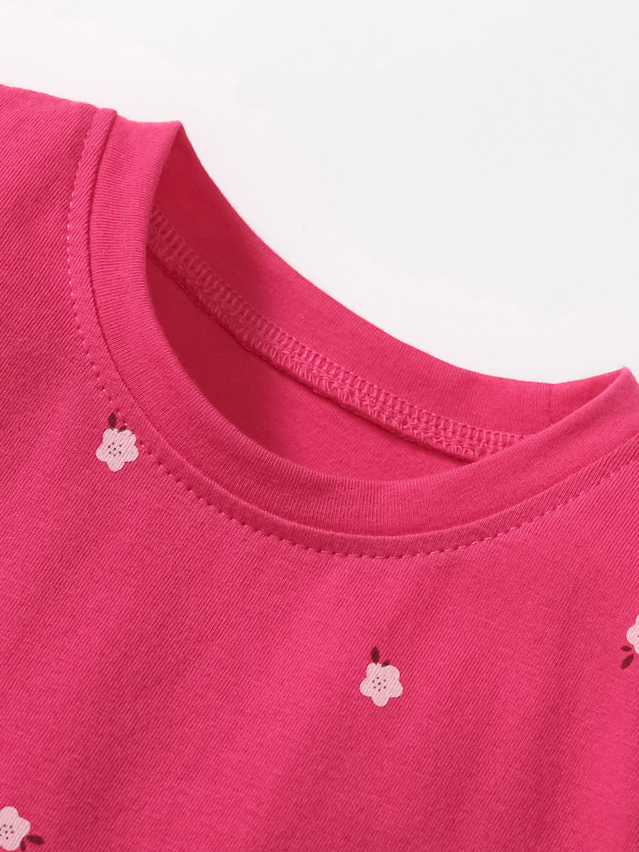 Embroidered Unicorn Pocketed Toddler Dress