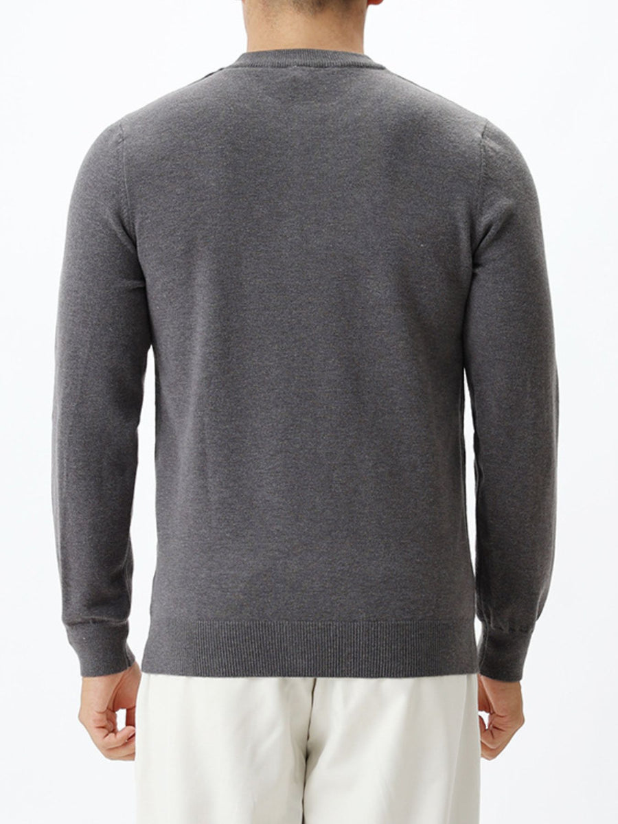 crewneck sweater in White