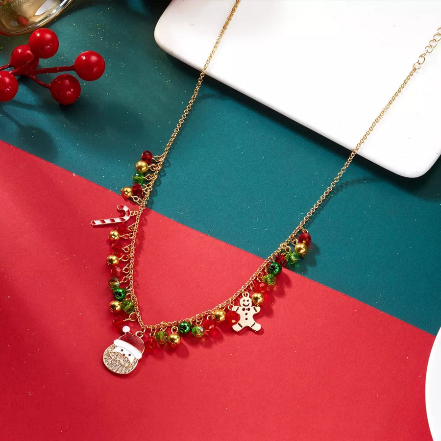 18K Gold-Plated, Zinc alloy, Crystal, Rhinestone Care instructions: Avoid wearin necklace in green with regular silhouette