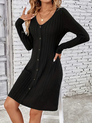 100% polyester Care instructions: Machine wash cold mini dress in black with A-line silhouette