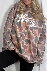Dusty Pink sweatshirt with hip-length and pullover