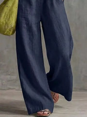Red relaxed jumpsuit with collared