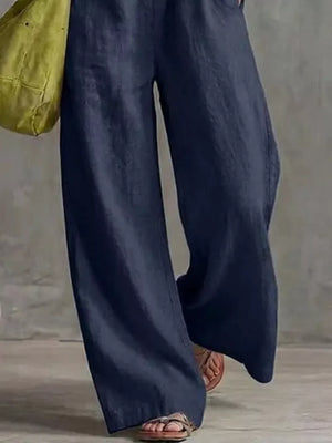 Red relaxed jumpsuit with collared