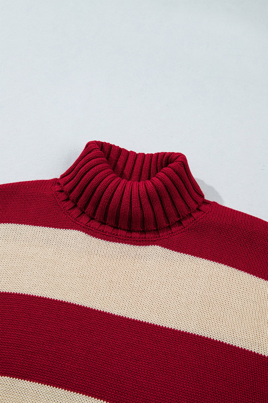 cream pullover sweater with pullover and striped