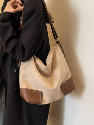 Color Block Shoulder Bag option 5