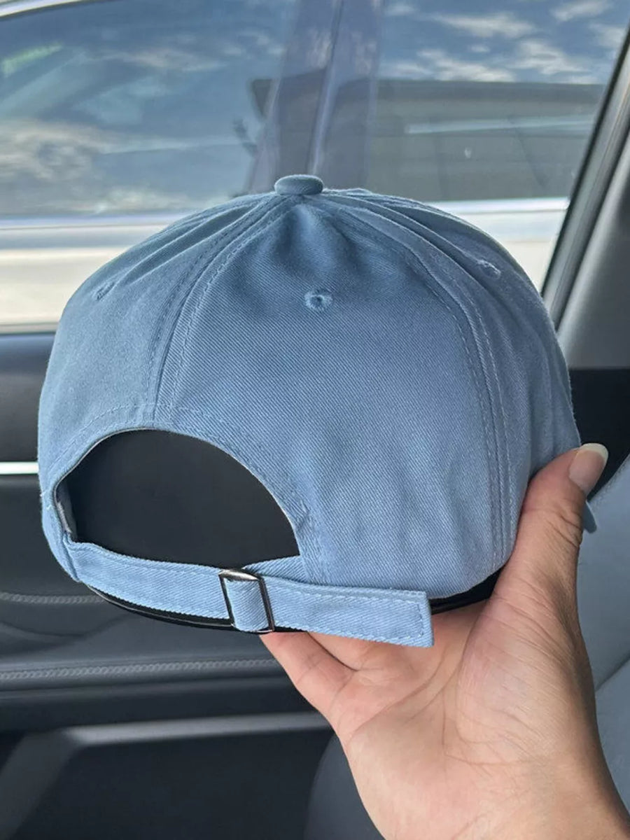 Sauce Purple Embroidered Slogan Baseball Cap