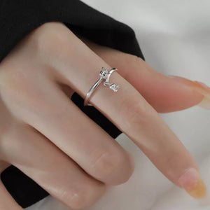 925 sterling silver Care instructions: Avoid wearing during exercise, as sweat w ring in Silver with fitted silhouette