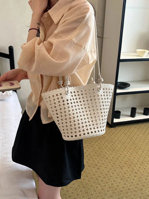 tan handbag