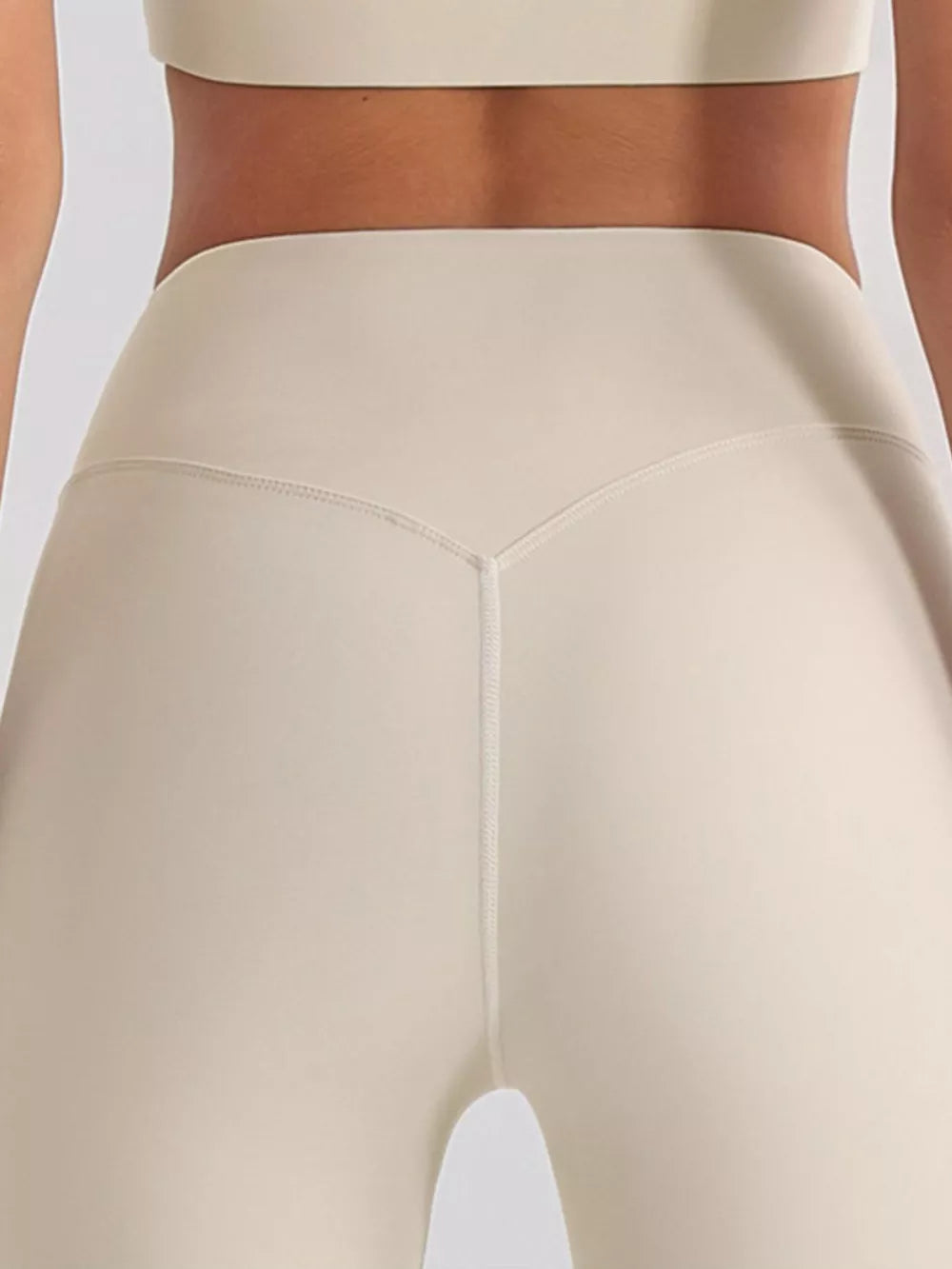 75% nylon, 25% spandex Care instructions: Machine wash cold activewear set in Light pink with fitted silhouette