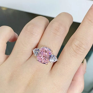 pink ring with geometric and not applicable
