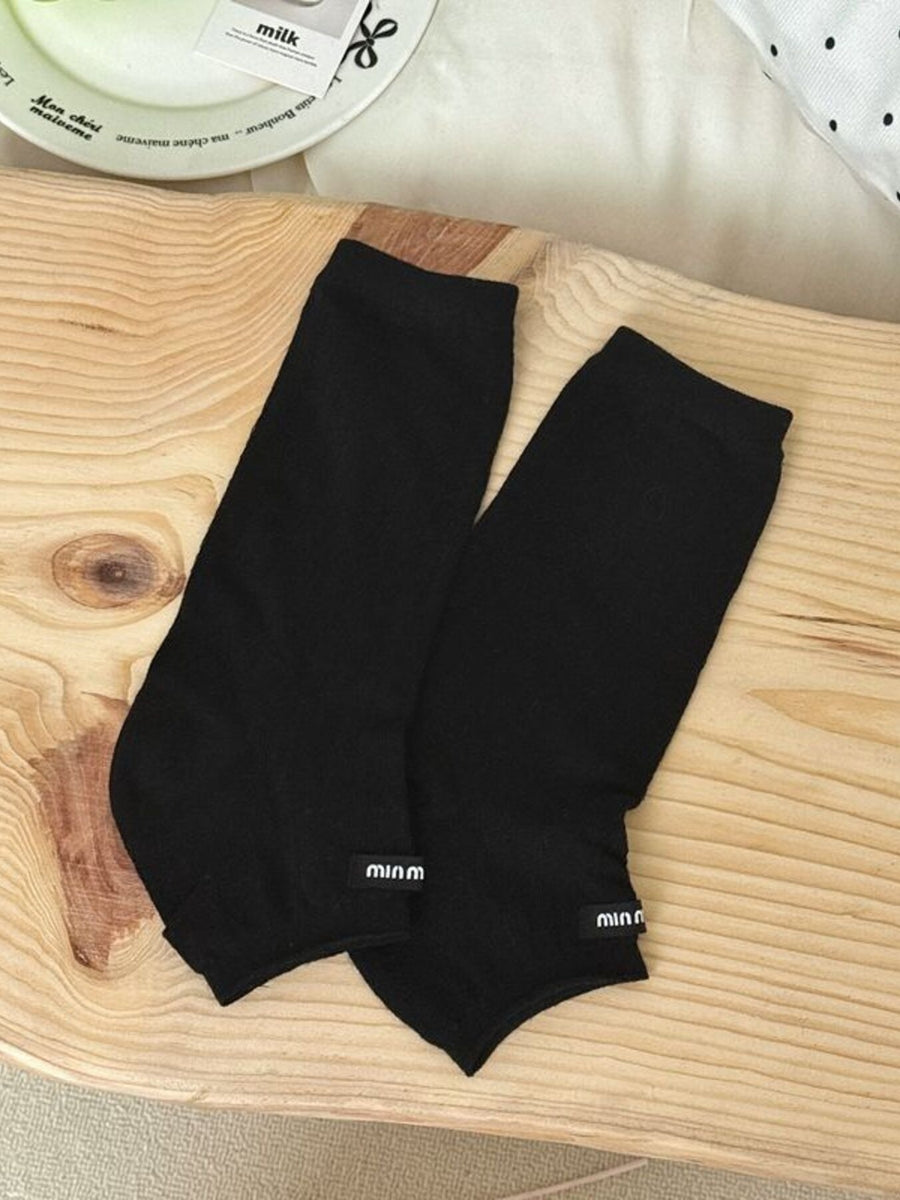 socks in Light Gray with stirrup and crew