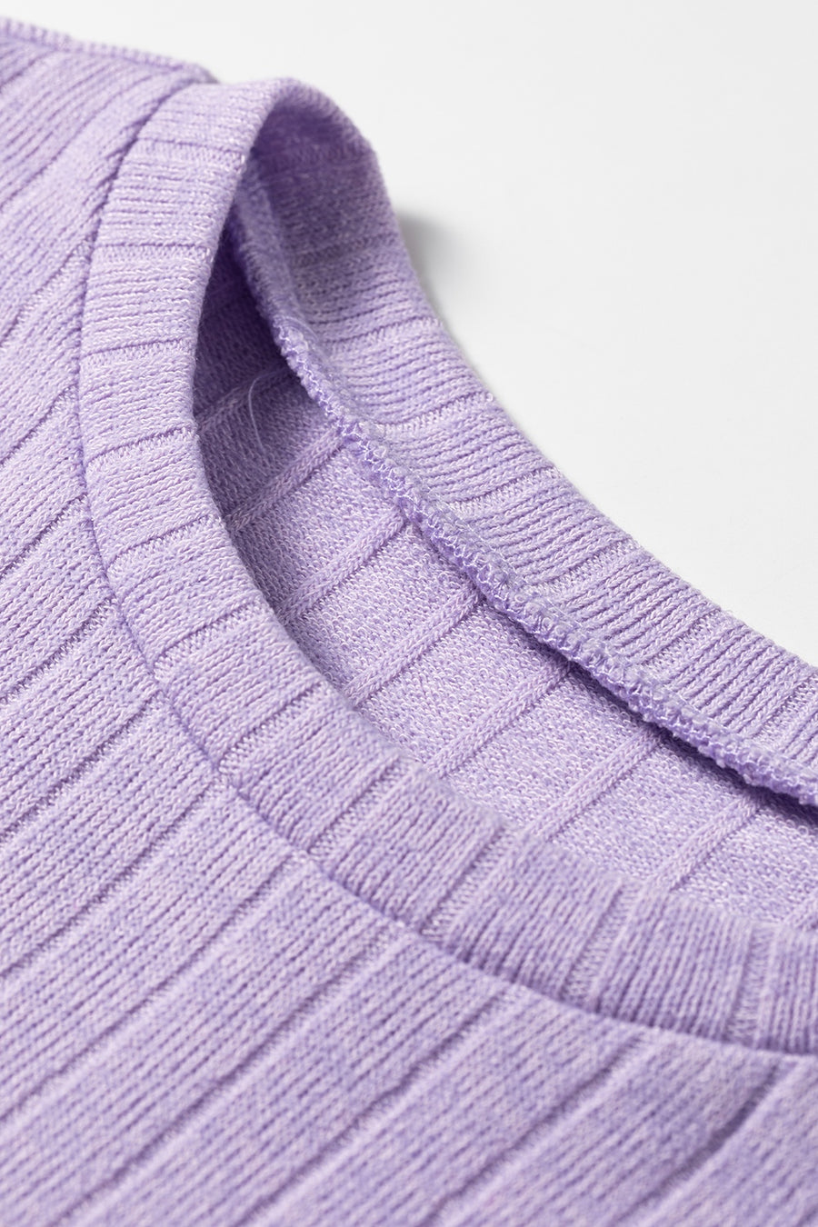 Pink Purple fitted t-shirt with round neck