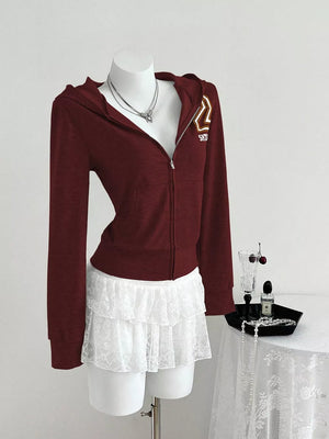 Zip Up Long Sleeve Hoodie option 3