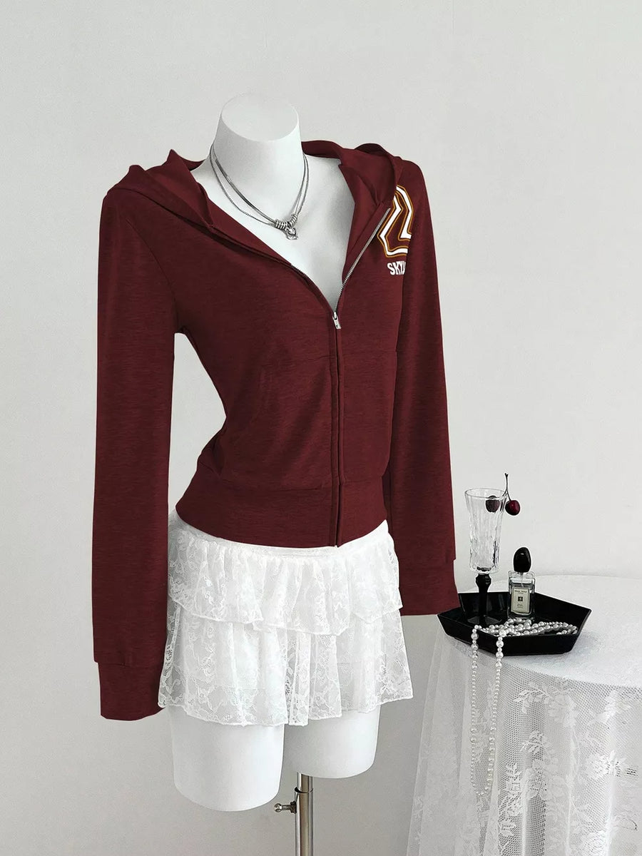 Zip Up Long Sleeve Hoodie option 3