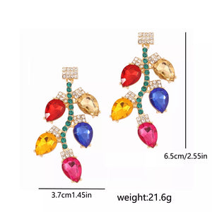 earrings featuring novelty in Color with 18K Gold-Plated, Zinc alloy, Rhinestone Care instructions: Avoid wearing during