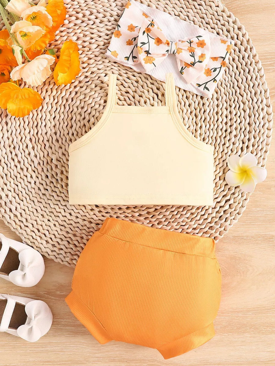 Children's Letter Cami And Shorts Set option 5