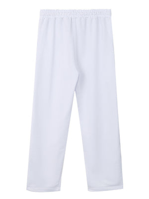 Men's Plus Size Side Snap Button Pants in Khaki