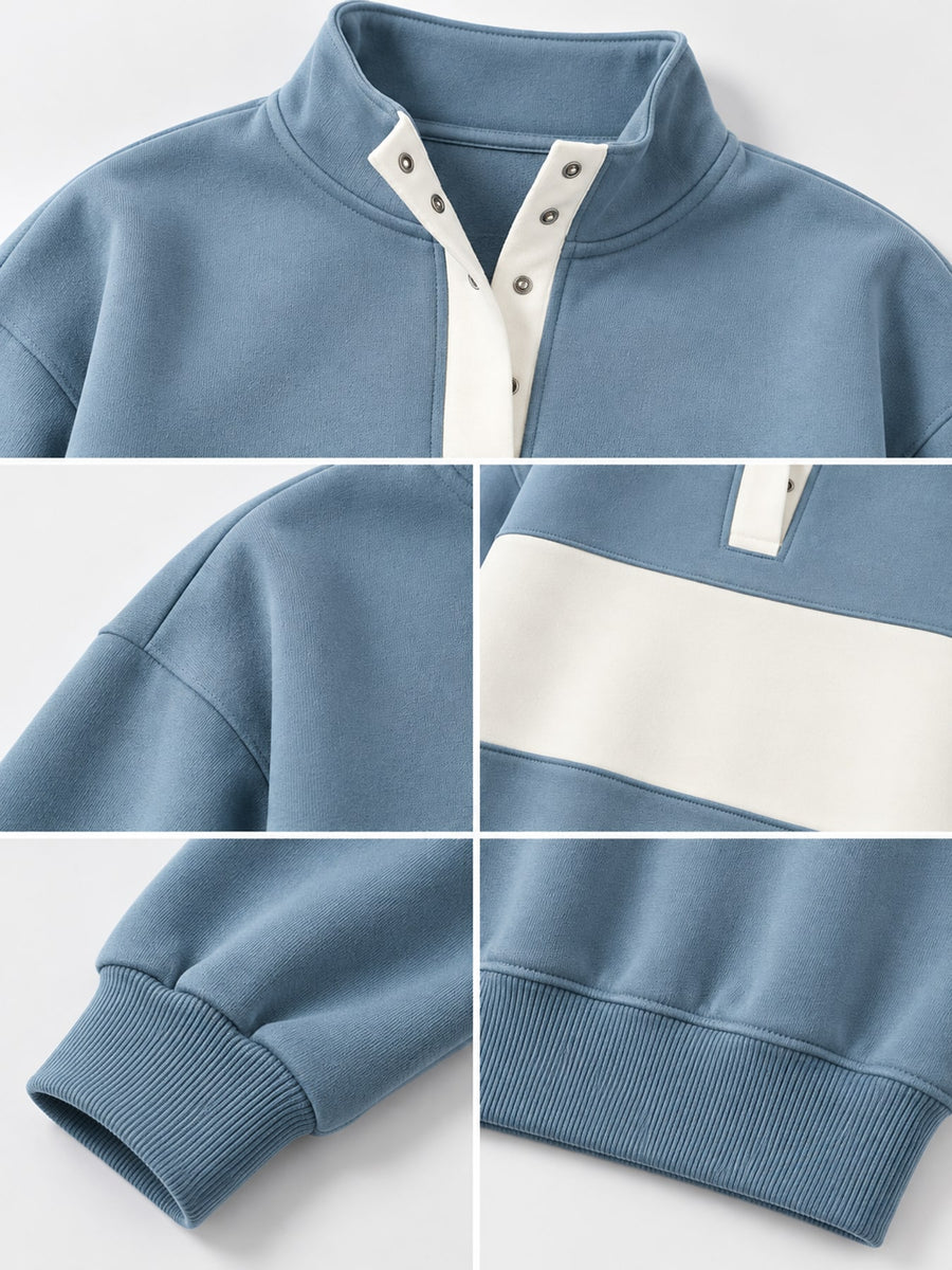 sweatshirt in terracotta