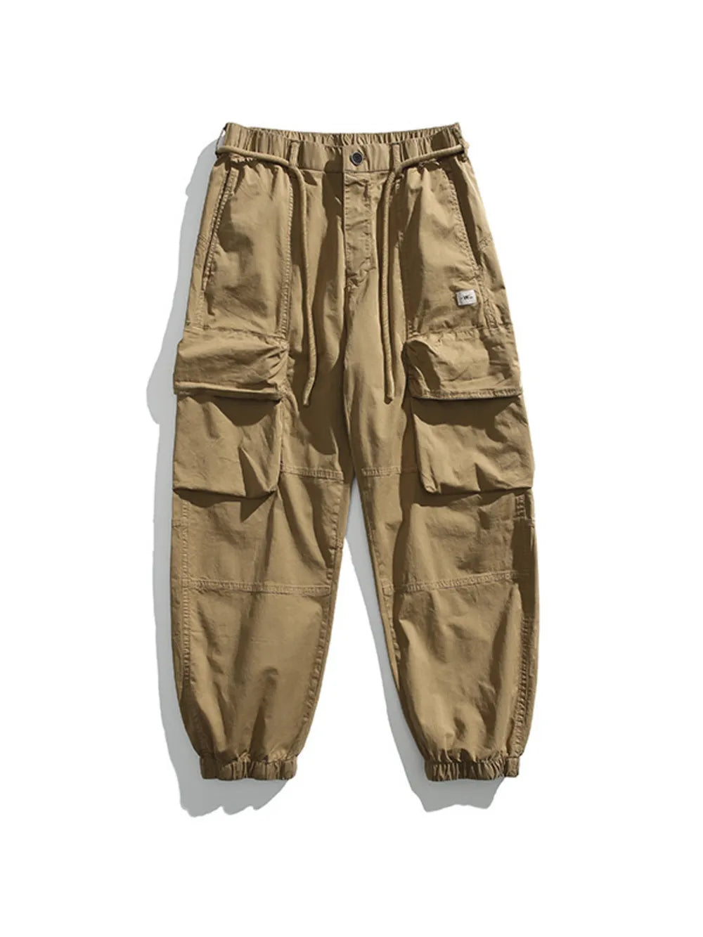Army Green Men's Full Size Multiple Pockets Sweatpants Set