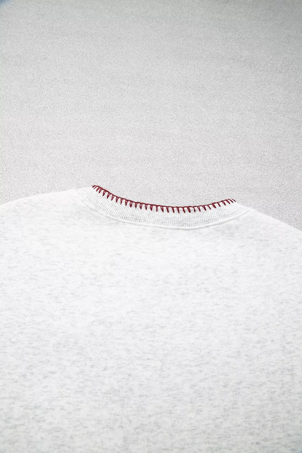 sweatshirt featuring graphic in Light Gray with 50% polyester, 50% cotton Care instructions: Machine wash cold texture