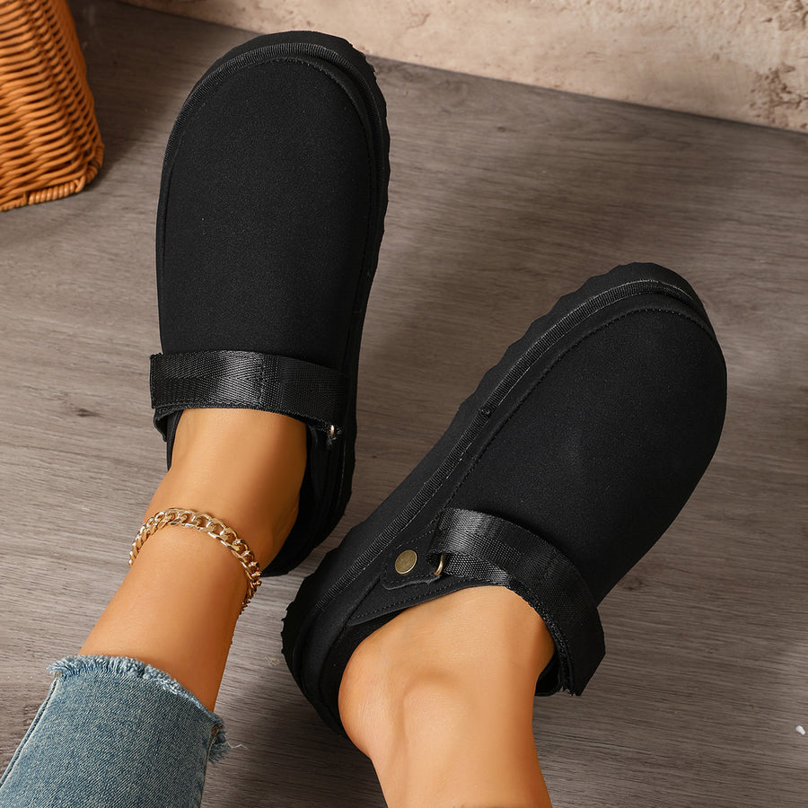 Polyester,Rubber Imported Size &amp mules in slate gray with slip-on silhouette