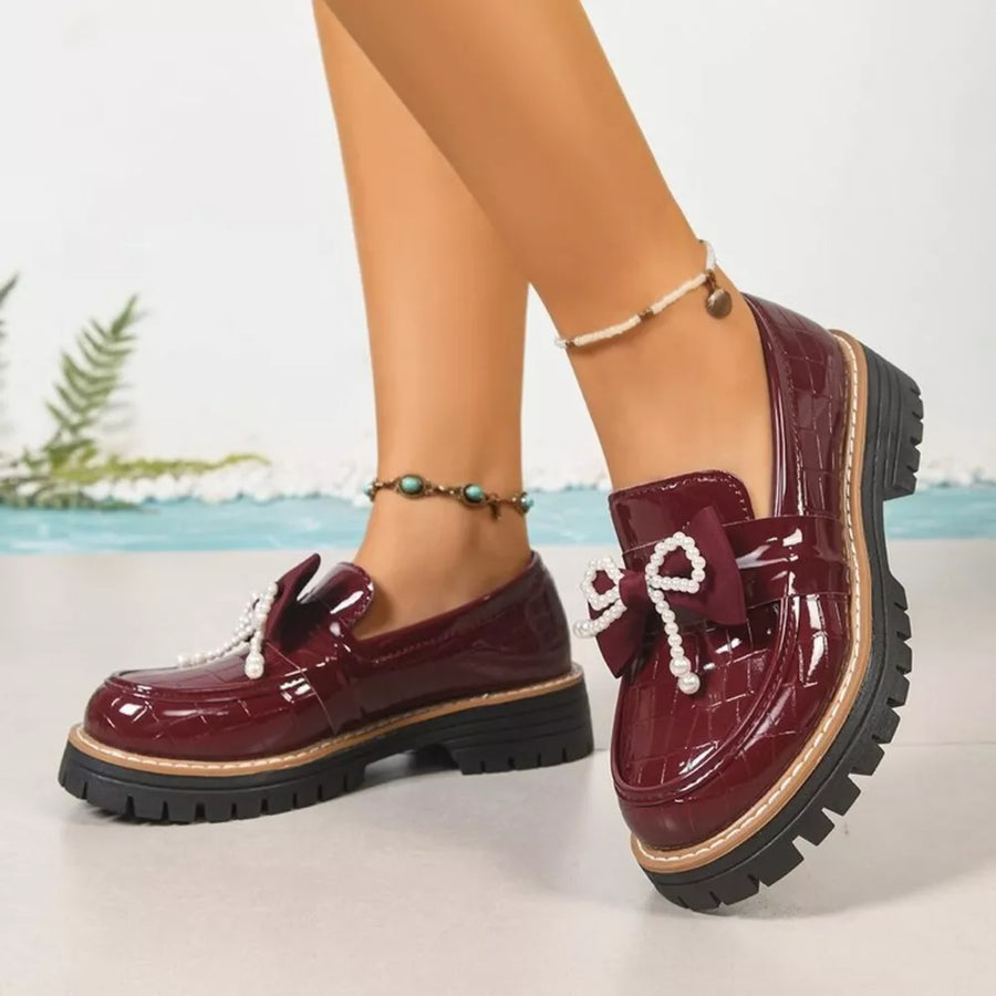Red loafer